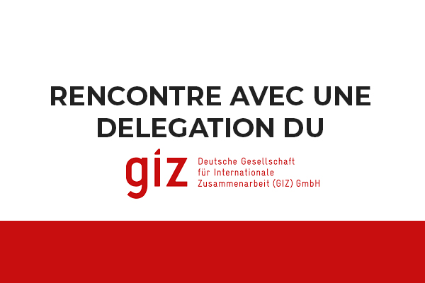 Rencontre avec une délégation du GIZ